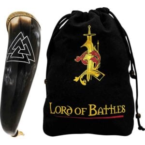 Viking Valknut Drinking Horn