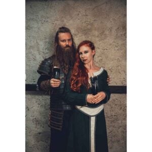 Viking Valknut Drinking Horn