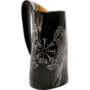 Viking Horn Vegvisir Tankard