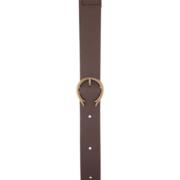 Adventurer's Leather Shoulder Bag - Brown