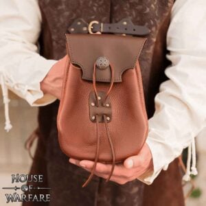 Adventurer's Medieval Belt Bag - Brown