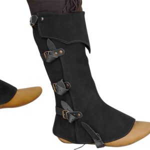 Ranger Leather Gaiters - Black