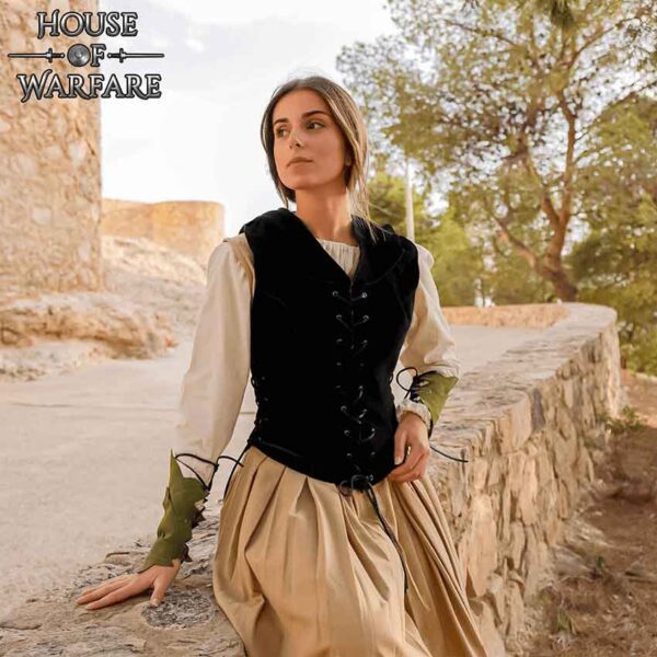 Adventurer Suede Bodice - Black
