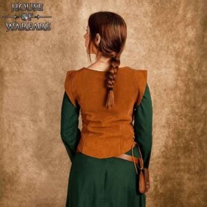Julienne Suede Bodice – Brown