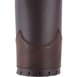 Cernunnos Leather Quiver with Cross Belt - Brown