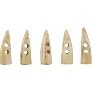 Medieval Horn Toggles - Set of 5