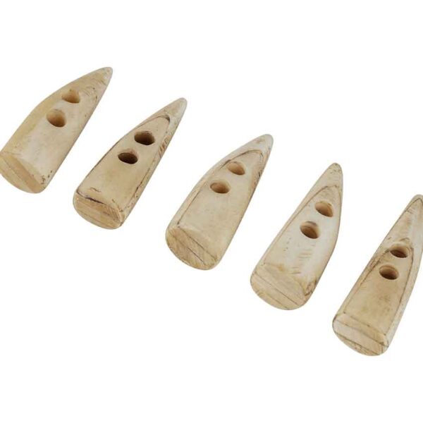Medieval Horn Toggles - Set of 5