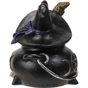 Cauldron Witch Statue