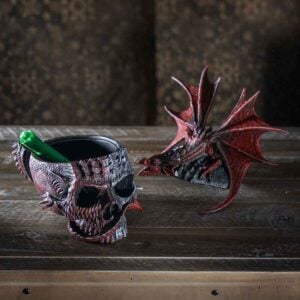 Serpent Infection Skull Trinket Box