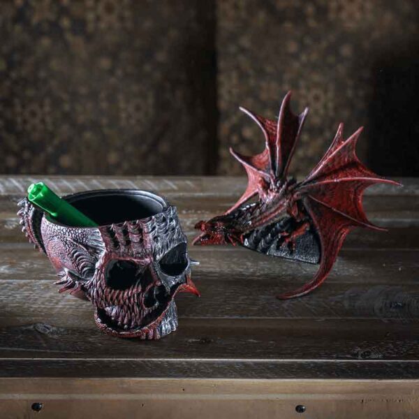 Serpent Infection Skull Trinket Box
