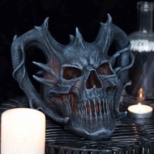 Death Embers Skull Statue