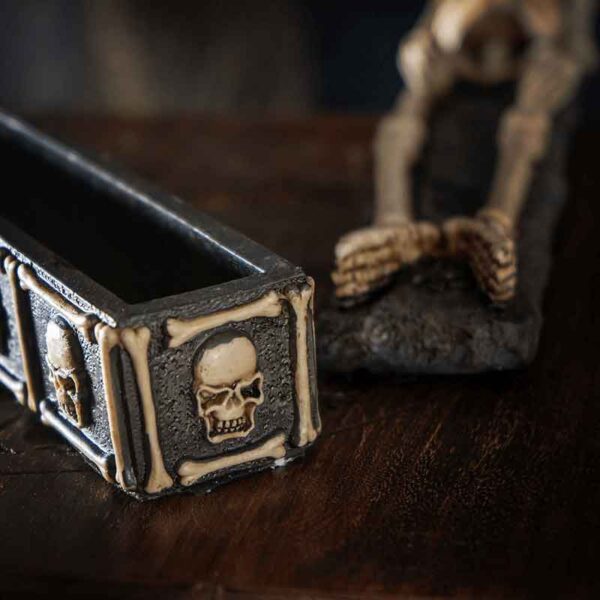 Skeleton Incense Burner Box