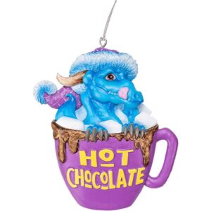 Hot Chocolate Dragon Christmas Ornament