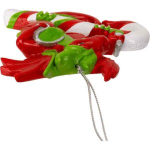 Candy Cane Dragon Christmas Ornament