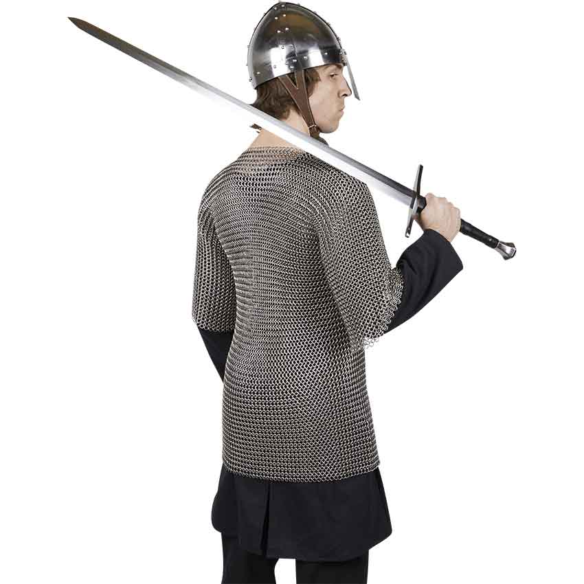 Half Sleeve Stainless Steel Butted Chainmail Hauberk
