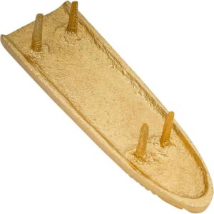 Medieval Knotwork Brass Belt Tip