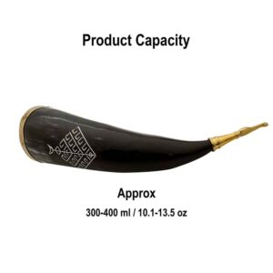 Engraved Yggdrasil Viking Drinking Horn
