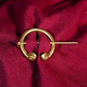 Brass Medieval Cloak Pin