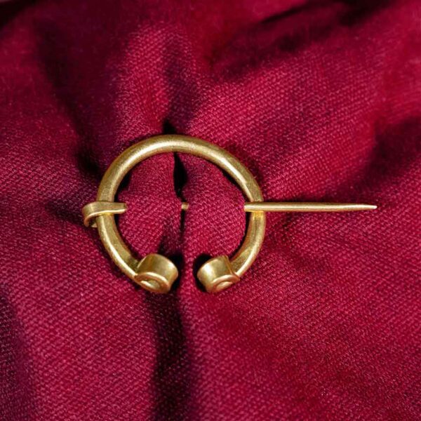 Brass Medieval Cloak Pin