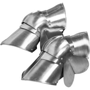 Medieval Mercenary Steel Poleyns