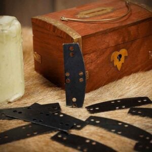 Black Lamellar Armour Plates - Set of 100