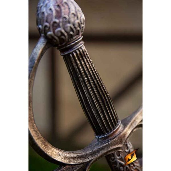 Rillet LARP Rapier - Vanguard - Black - 85 cm