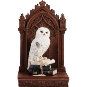 Grand Snowy Owl of Wisdom Statue