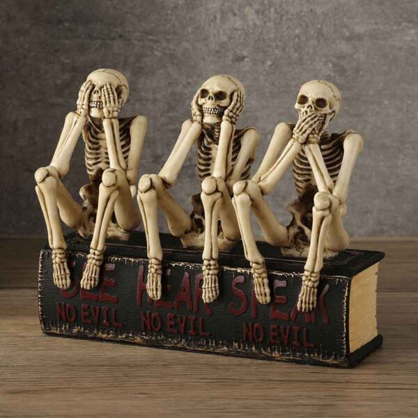 Three Wise Skeletons Statue