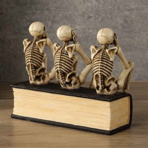 Three Wise Skeletons Statue