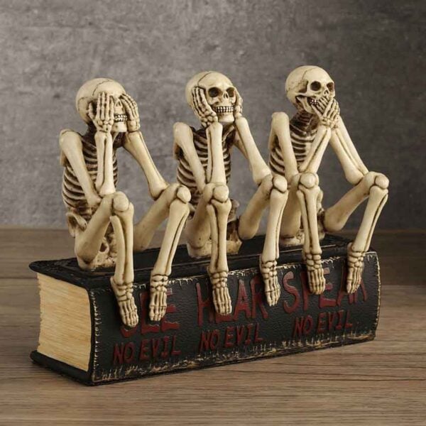 Three Wise Skeletons Statue