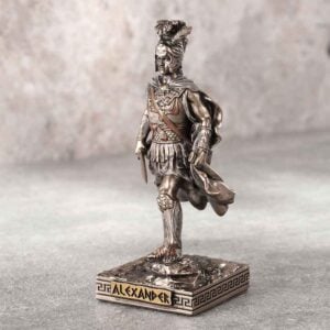 Bronze Alexander Greek Warrior Statue
