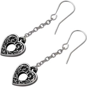 Heart Planchette Earrings