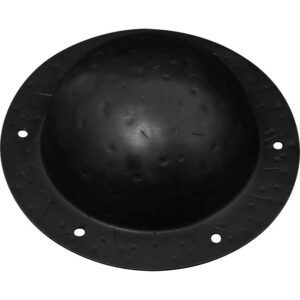 Knightly Steel Shield Boss - Black