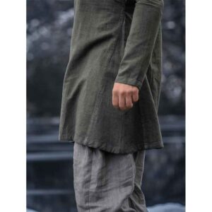 Ragnar Linen Viking Tunic – Olive Green