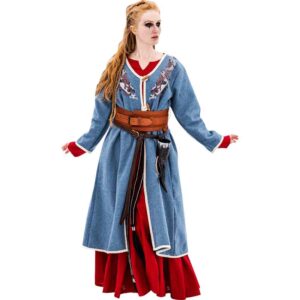 Skadi Viking Birka Coat - Dove Blue