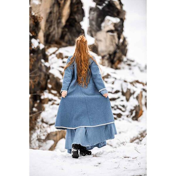 Skadi Viking Birka Coat - Dove Blue