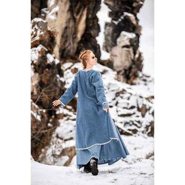 Skadi Viking Birka Coat - Dove Blue