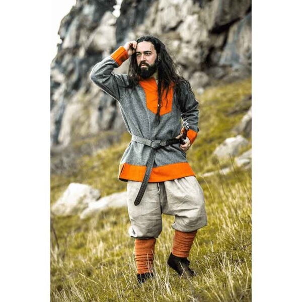 Wodan Viking Linen Trousers - Stone Grey