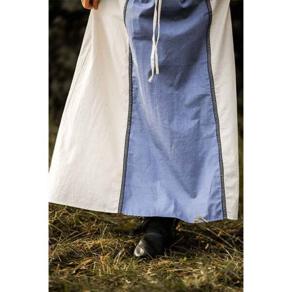 Amalia Medieval Dress - Natural/Blue