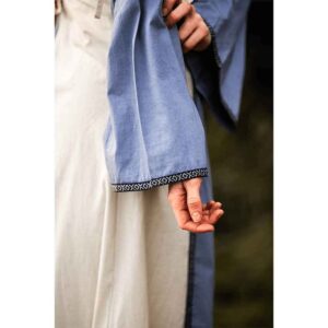 Amalia Medieval Dress - Natural/Blue