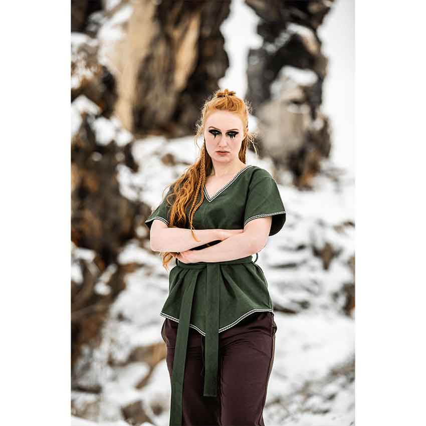 Matilda Womens Viking Tunic - Green