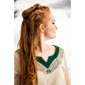Lagertha Viking Dress – Natural/Green