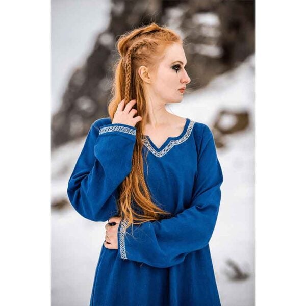 Brigida Viking Dress – Blue