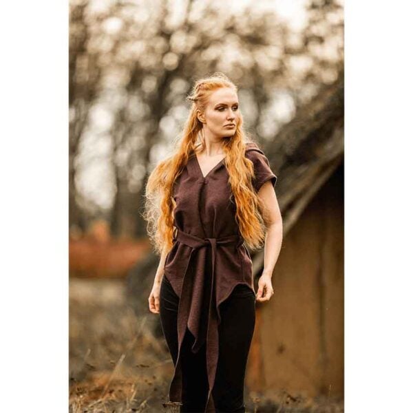 Aldon Ranger Tunic - Brown - Image 7