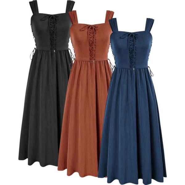 Renaissance Cottagecore Sweetheart Dress