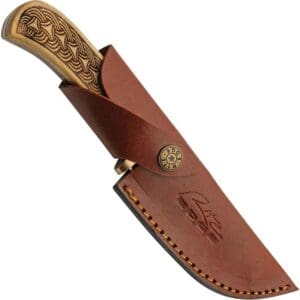 Folded Steel Celtic Knife