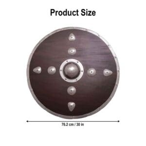 Studded Viking Wooden Shield