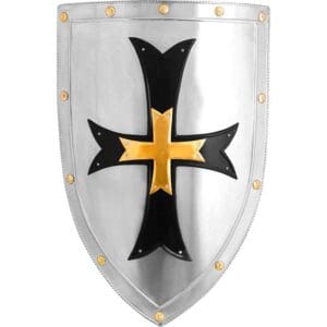 Decorative Steel Crusader Shield