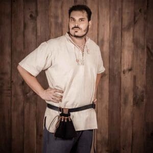 Adventurer's Suede Belt Pouch - Black