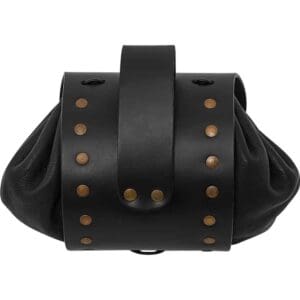 Casimir Medieval Belt Pouch - Black